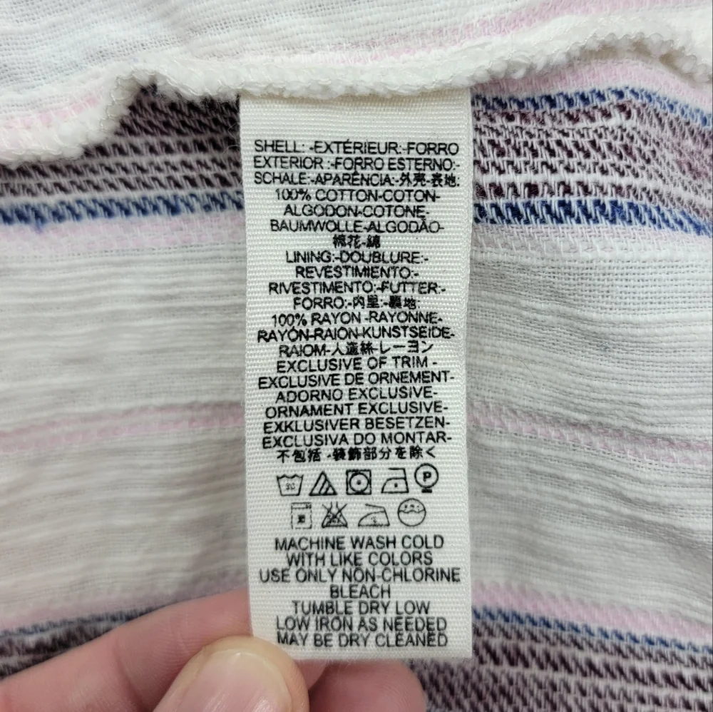 Free People Canyonlands Cotton Striped Overall Jumper Dress - Picture 9 of 14